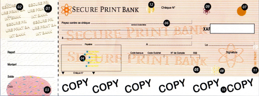 ChÃ¨que - Secure Print